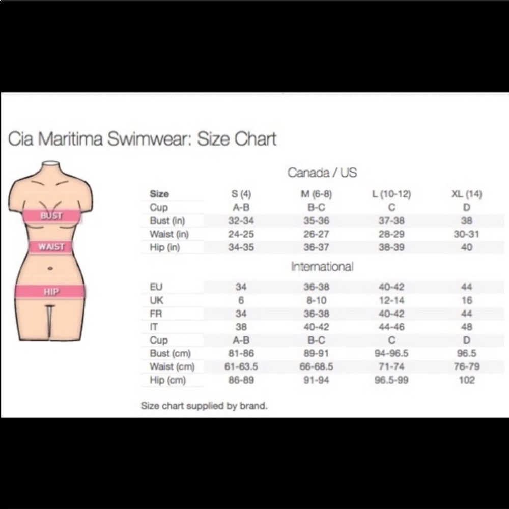 SOLD- on other site! Cia. Maritima Bikini Top & Bottom, NWT - Picture 3 of 4
